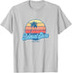 Vintage Belmont Shore California CA Classic 70s Retro Surfer T-Shirt - T-Shirt | Ash
