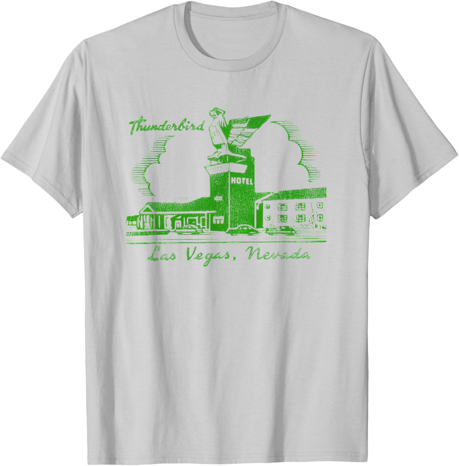 Thunderbird Las Vegas Hotel Casino Retro Vintage T-Shirt - T-Shirt | Ash