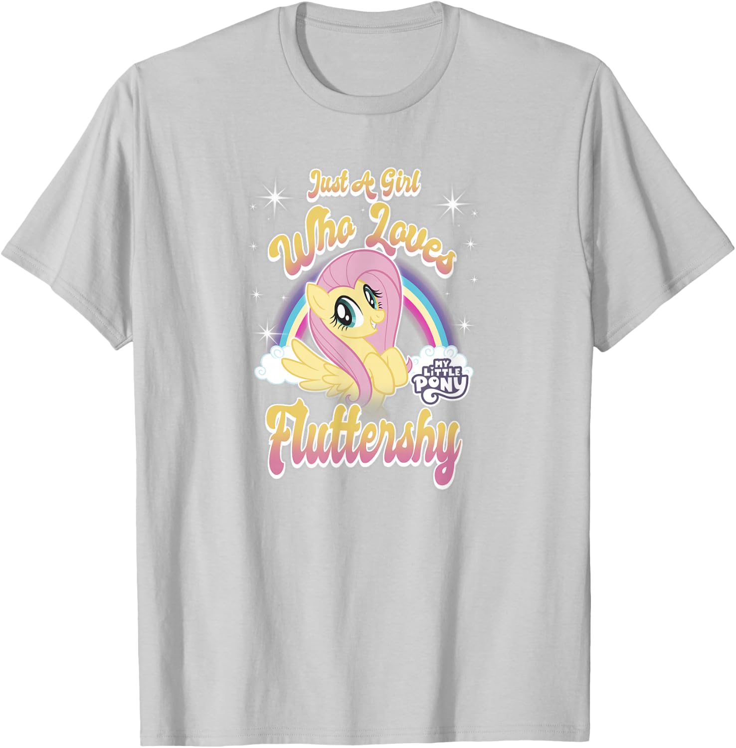 My Little Pony: Friendship Is Magic Girl Loves Fluttershy T-Shirt - T-Shirt | Ash