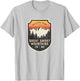 Great Smoky Mountains National Park Vintage Crest T-Shirt - T-Shirt | Ash