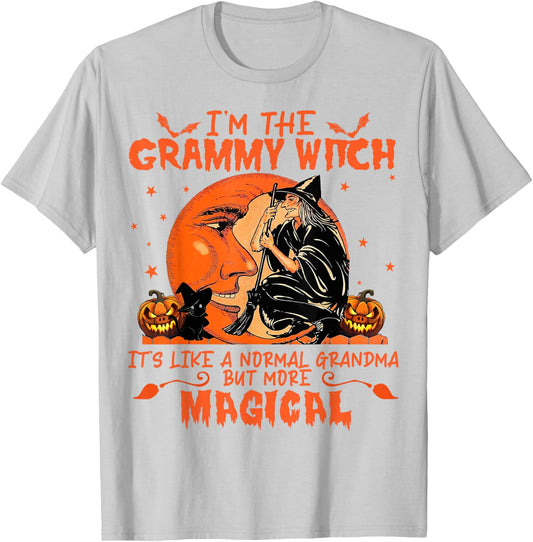 I'm The Grammy Witch It's Like A Normal Grandma T-Shirt - T-Shirt | Ash