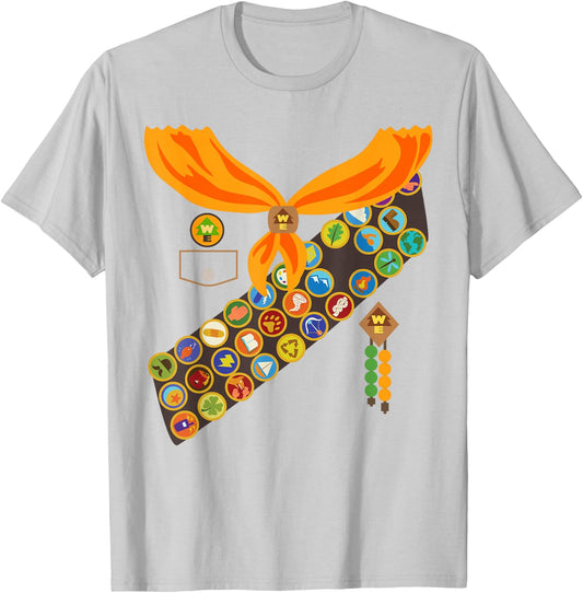 Disney and Pixar's Up Russell Halloween Costume Small T-Shirt - T-Shirt | Ash