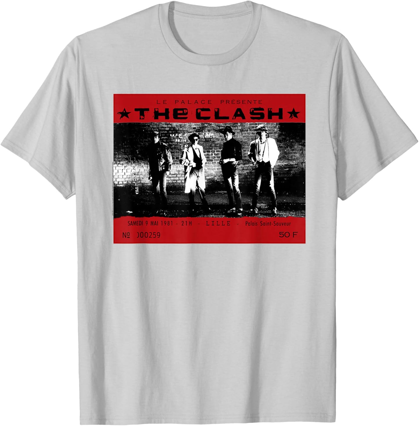 The Clash - Le Palace 1981 T-Shirt - T-Shirt | Ash