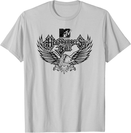 Headbangers Ball - Headbangers Ball Eagle T-Shirt - T-Shirt | Ash