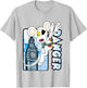Danger Mouse Flying Past Big Ben T-Shirt - T-Shirt | Ash