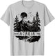 Retro Acadia National Park US Vintage Acadia T-Shirt - T-Shirt | Ash