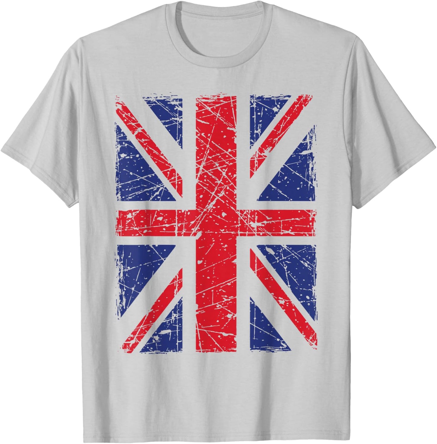 Union Jack, British Flag T-Shirt - T-Shirt | Ash