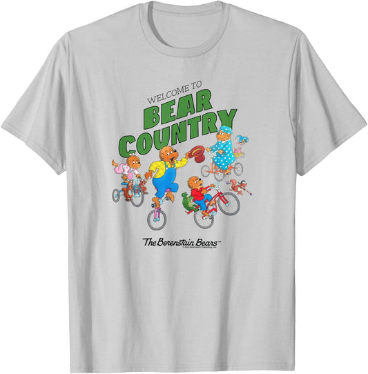 The Berenstain Bears The Berenstain Bears Bear Country T-Shirt - T-Shirt | Ash