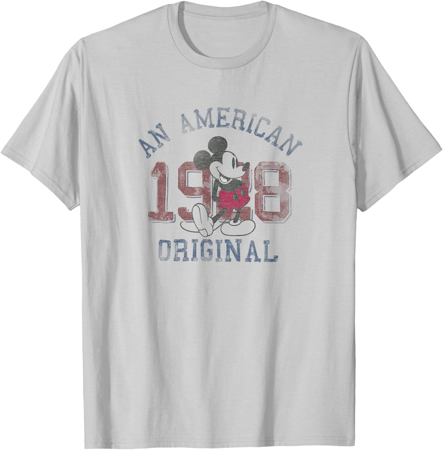 Mickey Mouse An American Original 1928 T-Shirt - T-Shirt | Ash