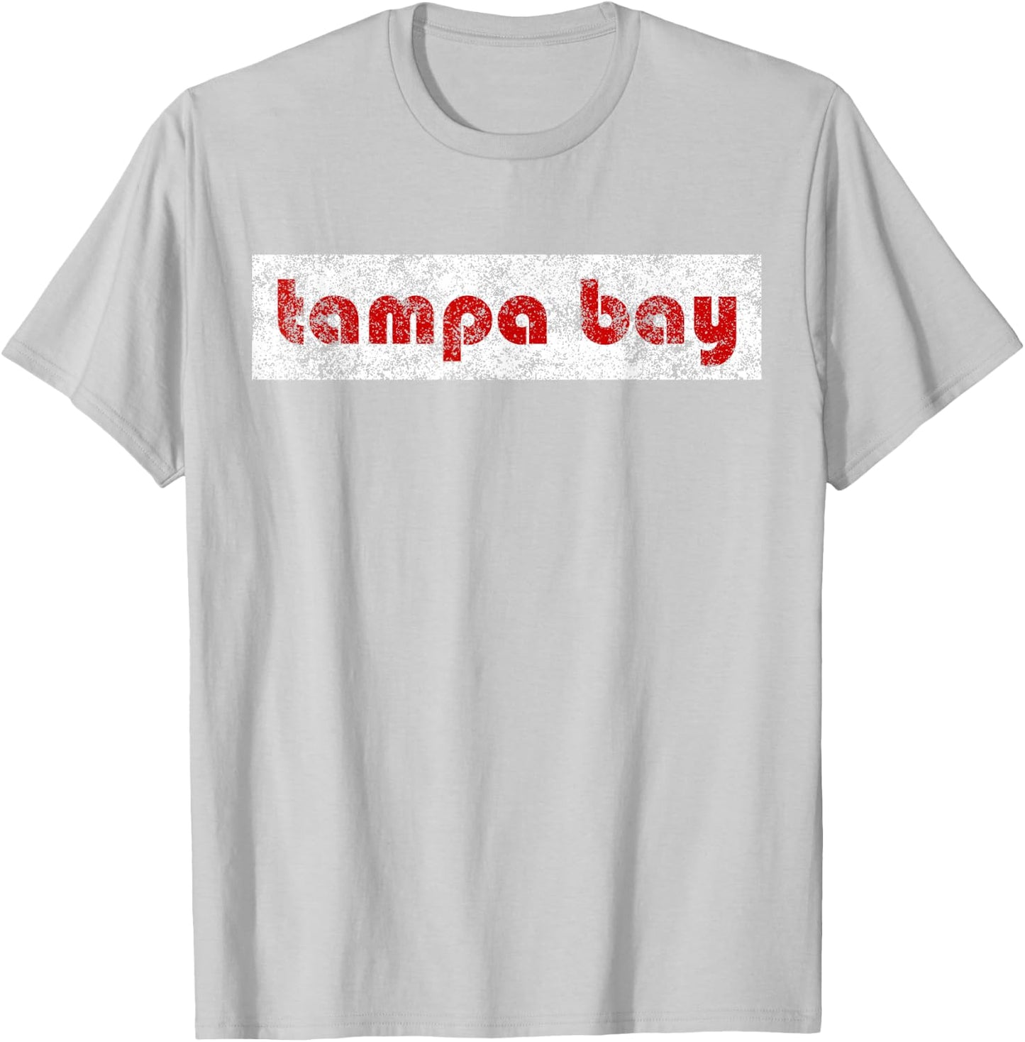 Tampa Bay Florida Retro Vintage Weathered Throwback T-Shirt - T-Shirt | Ash