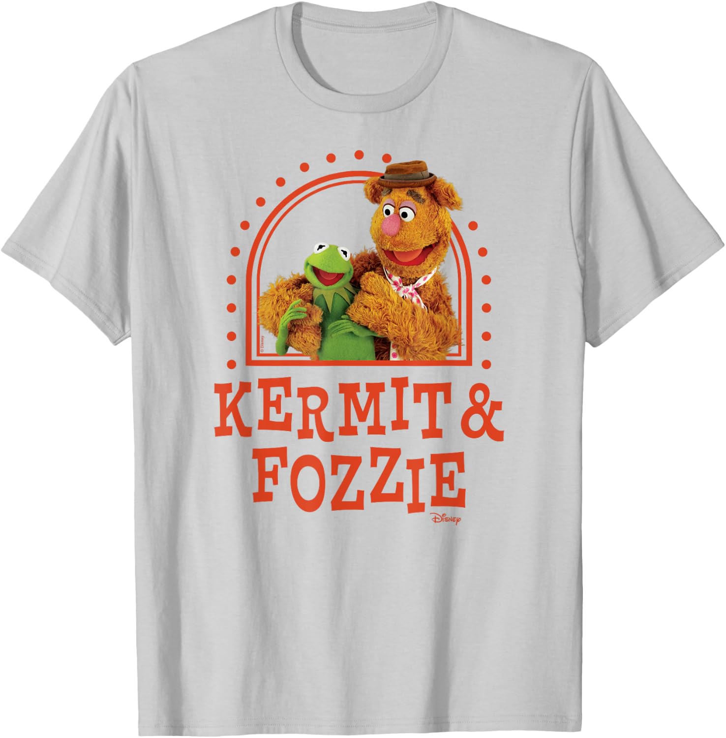 The Muppets - Kermit & Fozzie T-Shirt - T-Shirt | Ash