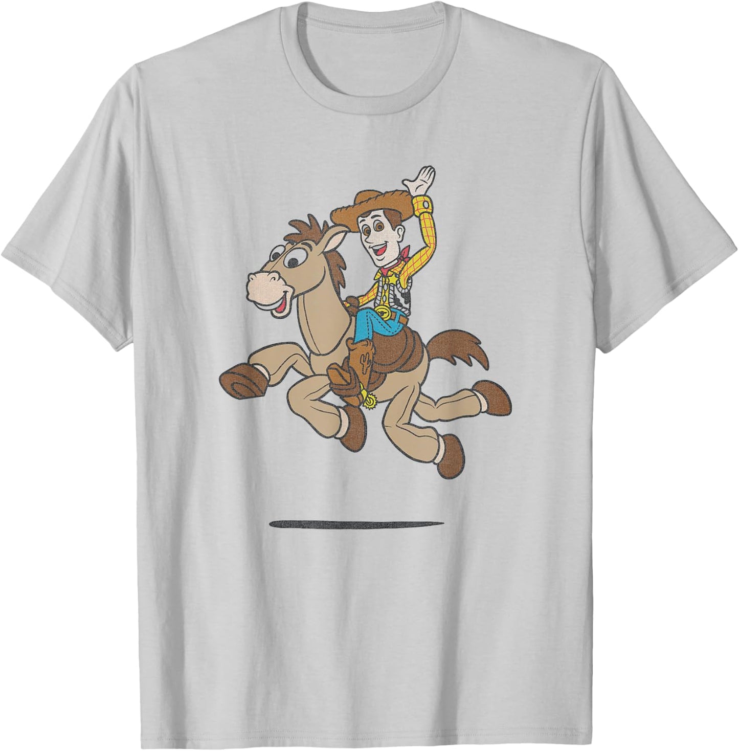 Disney Toy Story Woody and Bullseye Running T-Shirt - T-Shirt | Ash