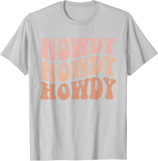 Vintage Howdy Western Life Rodeo Country Music Cowgirls T-Shirt - T-Shirt | Ash