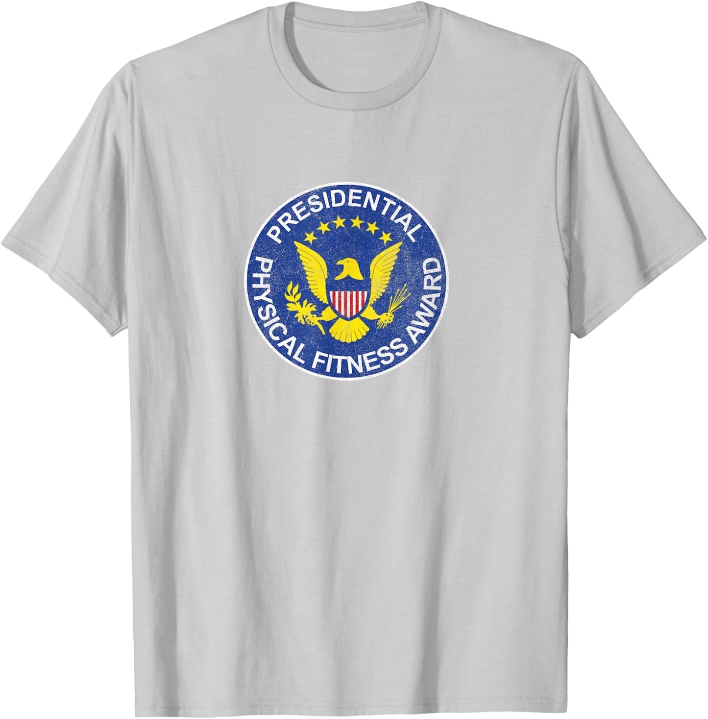 Presidential Physical Fitness Award Retro Old School Classic T-Shirt - T-Shirt | Ash