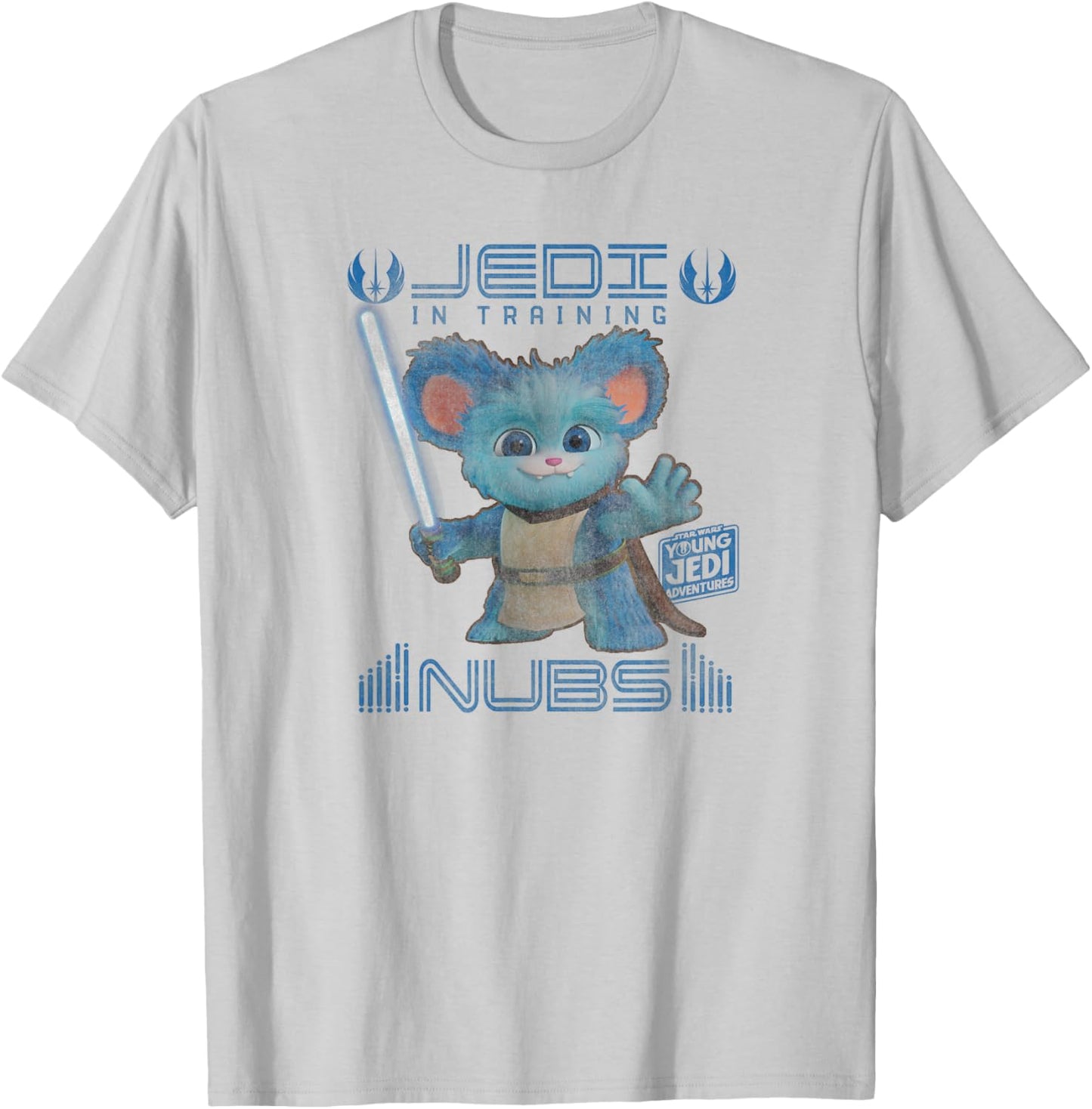 Star Wars: Young Jedi Adventures Nubs Jedi In Training T-Shirt - T-Shirt | Ash
