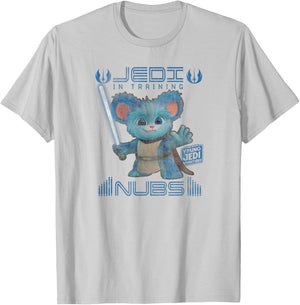 Star Wars: Young Jedi Adventures Nubs Jedi In Training T-Shirt - T-Shirt | Ash