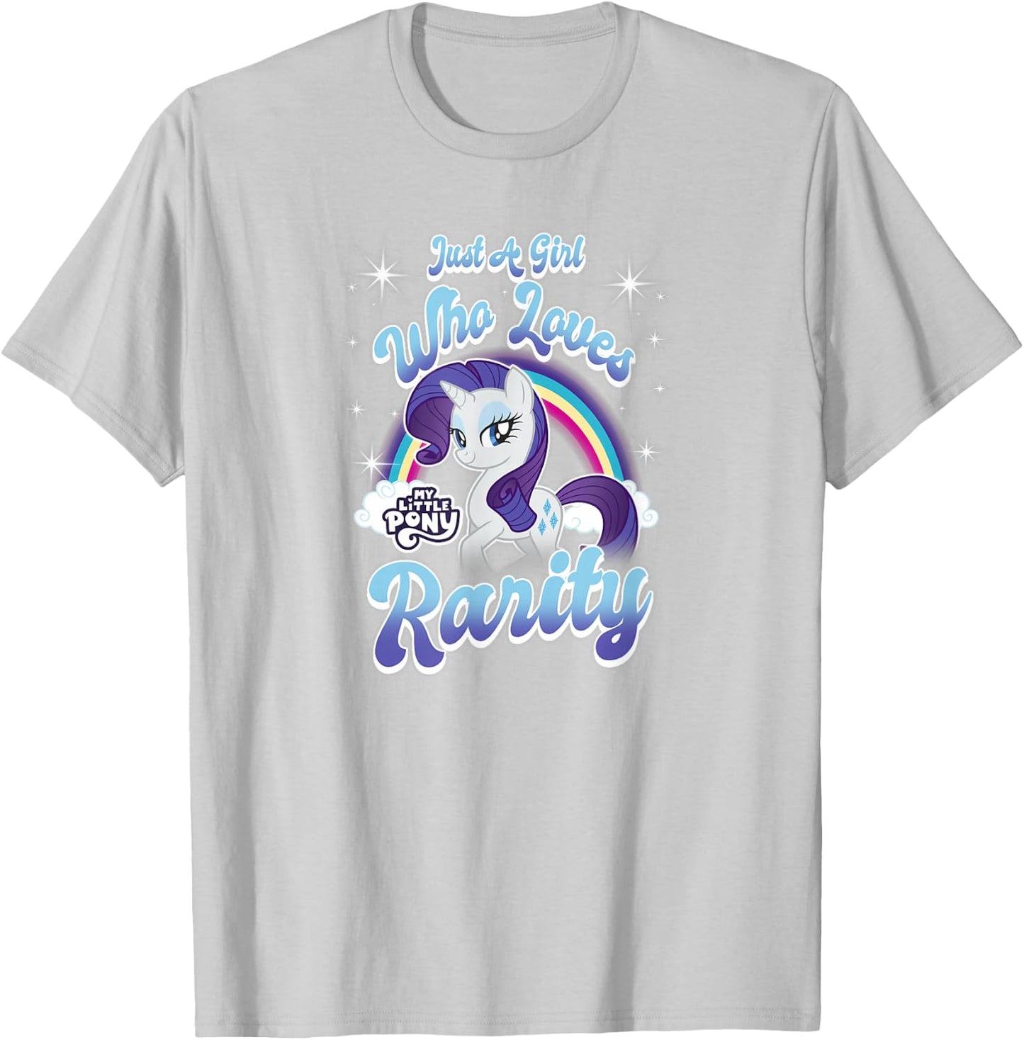 My Little Pony: Friendship Is Magic Girl Who Loves Rarity T-Shirt - T-Shirt | Ash