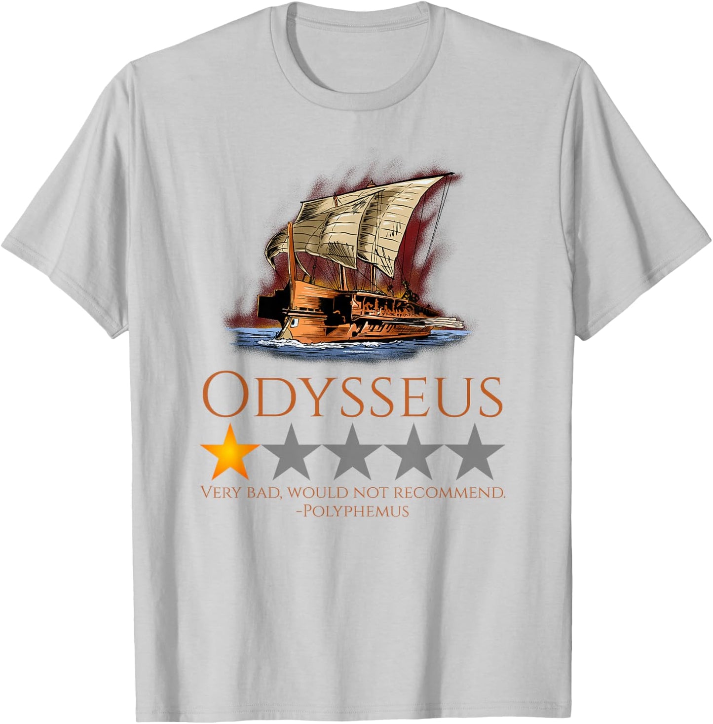 Odysseus - Ancient Greek Mythology Meme - The Odyssey T-Shirt - T-Shirt | Ash