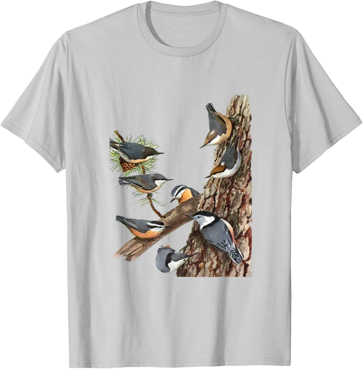 Nuthatch T-Shirt - T-Shirt | Ash