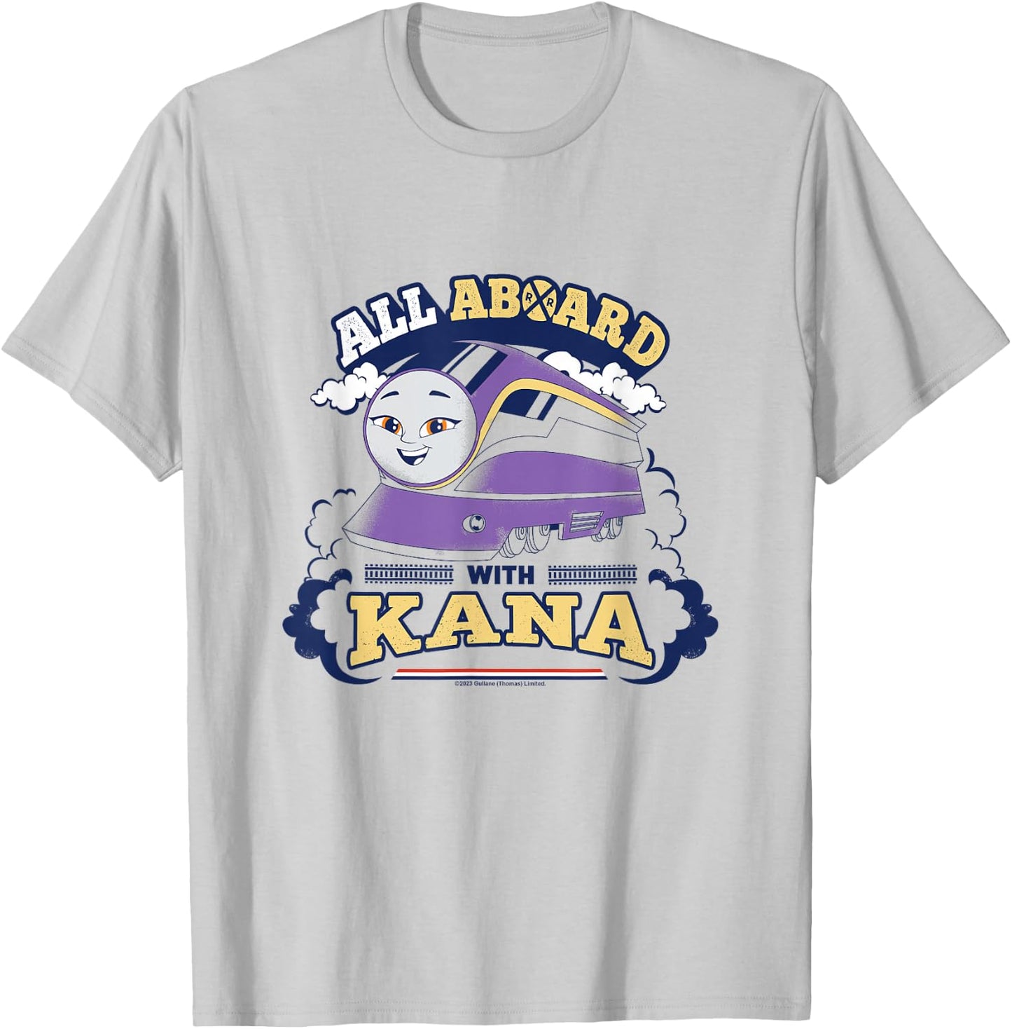 Thomas & Friends - All on Board With Kana T-Shirt - T-Shirt | Ash
