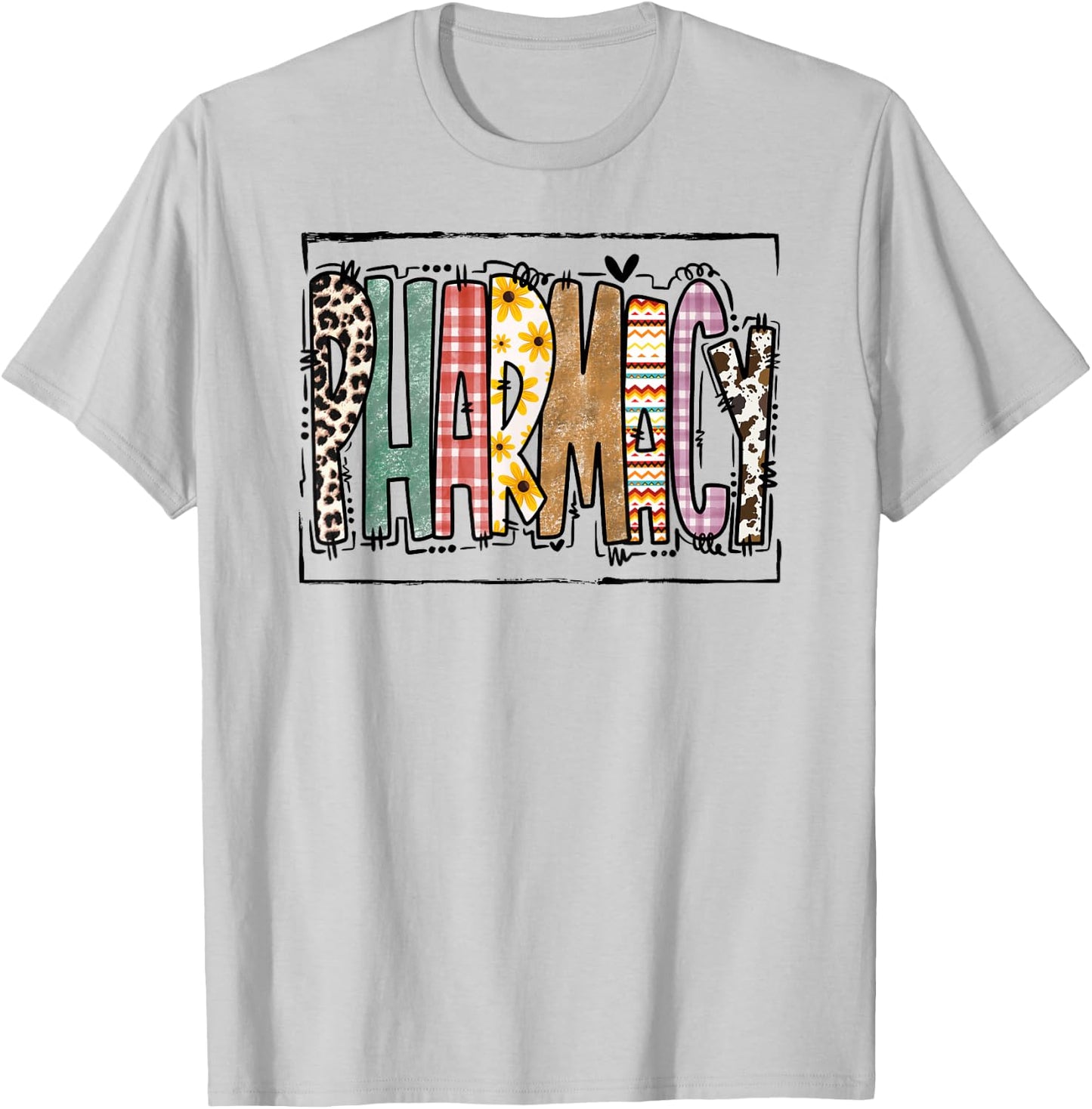 Pharmacy Fall Phamacist Healthcare Worker Autumn Funny T-Shirt - T-Shirt | Ash