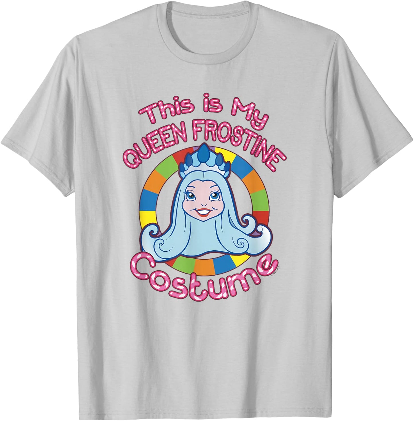 Candy Land Halloween This Is My Queen Frostine Costume T-Shirt - T-Shirt | Ash