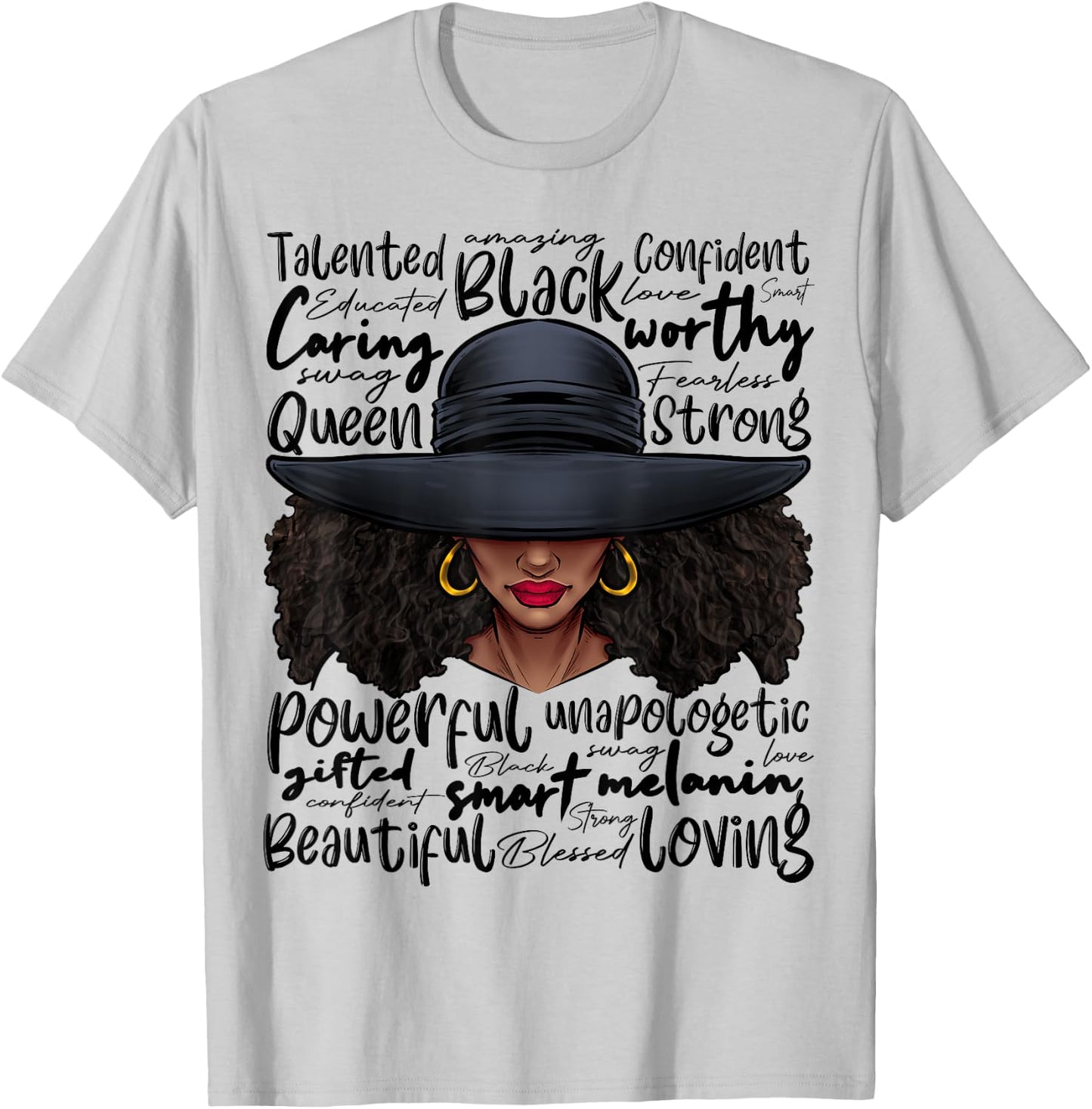 African Black History African American Ladies Juneteenth T-Shirt - T-Shirt | Ash