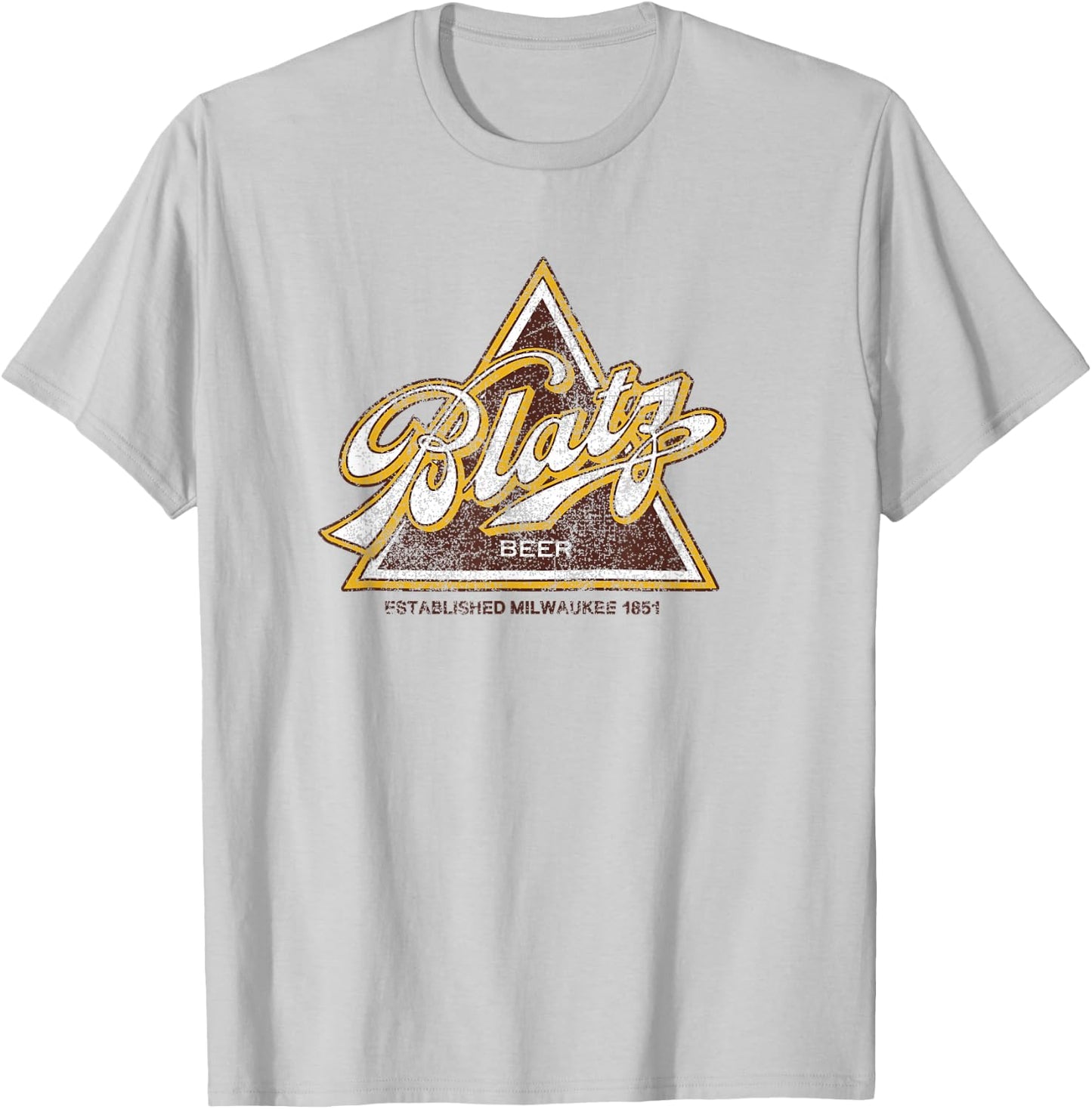 Blatz Beer Vintage Style - Logo T-Shirt - T-Shirt | Ash
