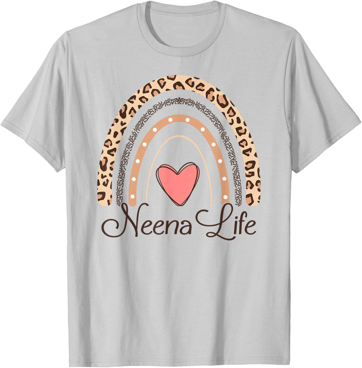 Neena Life Boho Rainbow Funny Grandma Neena T-Shirt - T-Shirt | Ash