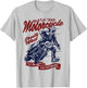 Flat Track Motorcycle Vintage Style Retro Race Design T-Shirt - T-Shirt | Ash