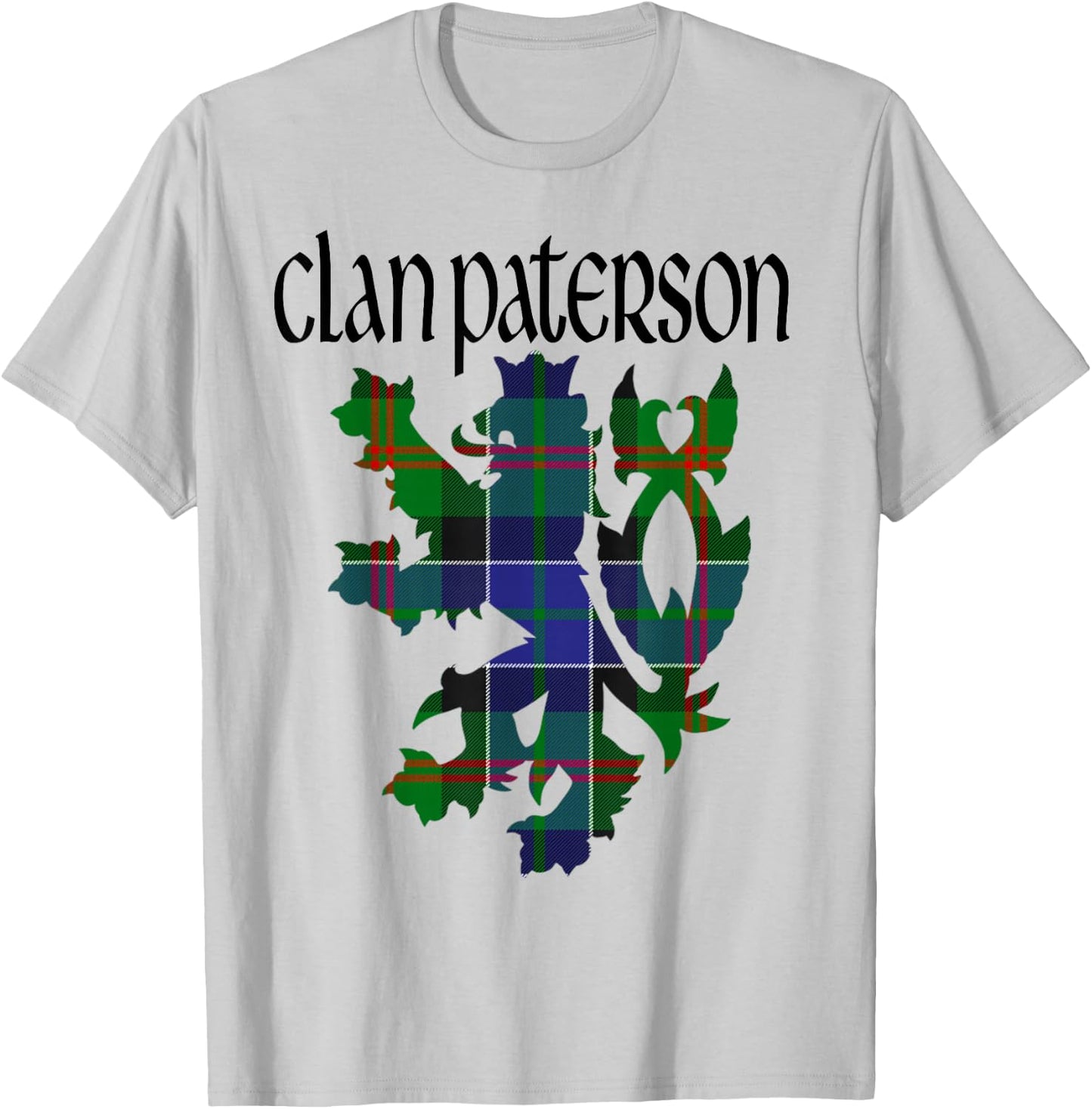 Clan Paterson Tartan Scottish Family Name Scotland Pride T-Shirt - T-Shirt | Ash