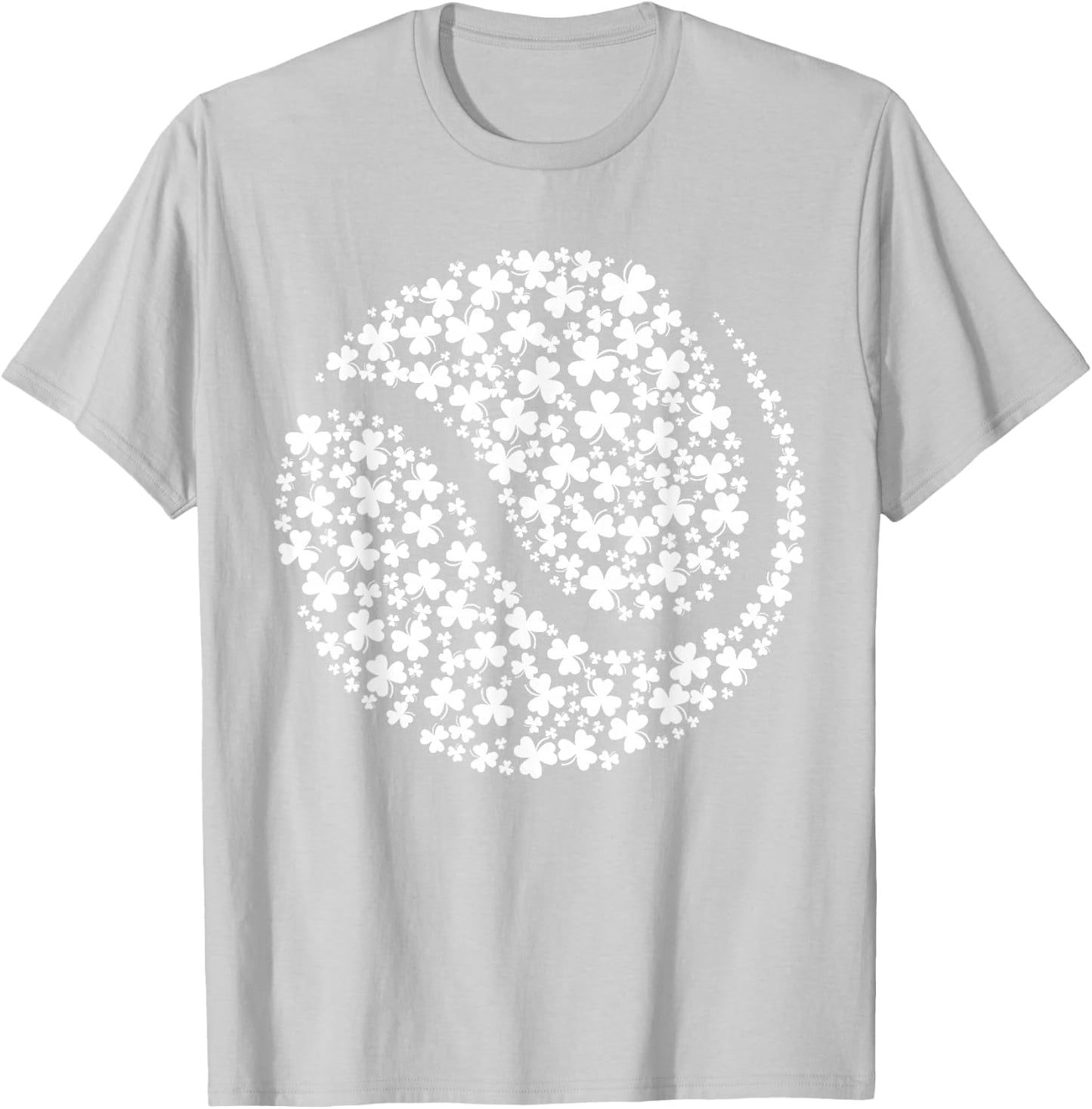 Funny Shamrock Tennis Ball St. Patrick's Day Irish Men Boys T-Shirt - T-Shirt | Ash