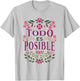 Christians Quote in Spanish Christian Bible Verse Quote T-Shirt - T-Shirt | Ash