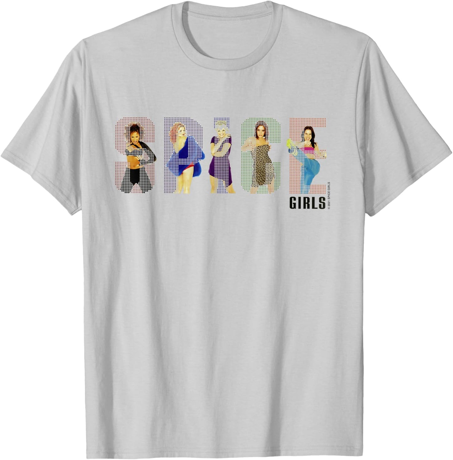 Spice Girls Classic White Album - , Short Sleeve, 100% Cotton T-Shirt - T-Shirt | Ash