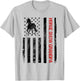 Funny Horse Show Grandpa American USA Flag Kids Men T-Shirt - T-Shirt | Ash
