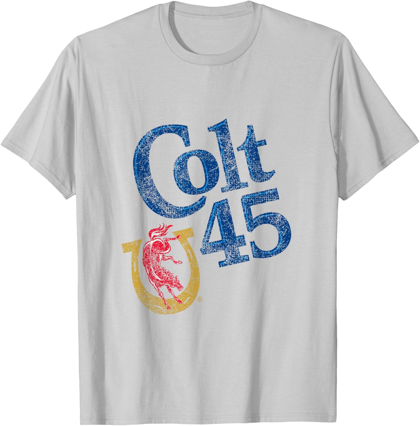 Colt 45 Beer Vintage Style - Logo T-Shirt - T-Shirt | Ash