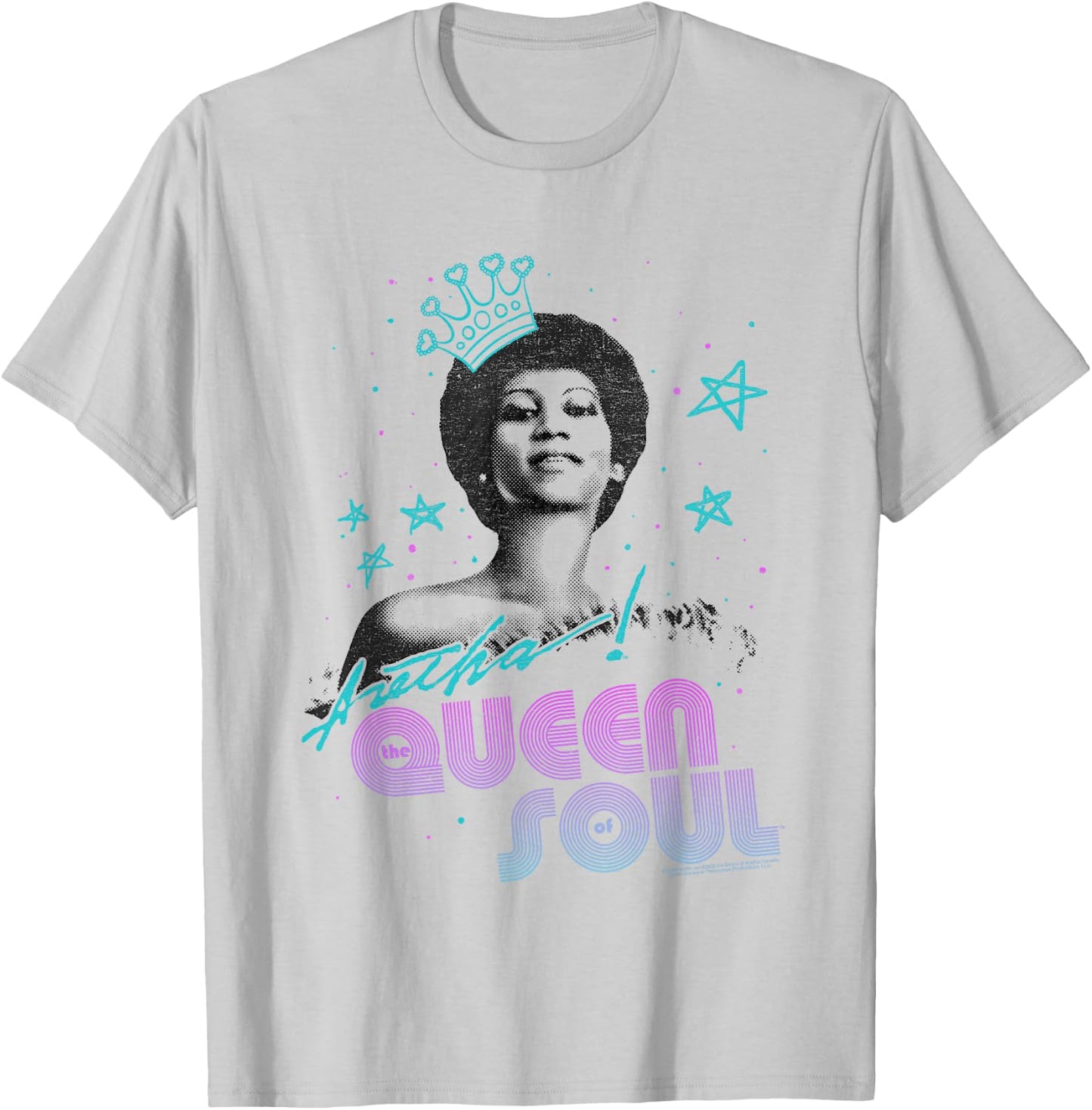 Aretha Franklin Queen of Soul T-Shirt - T-Shirt | Ash