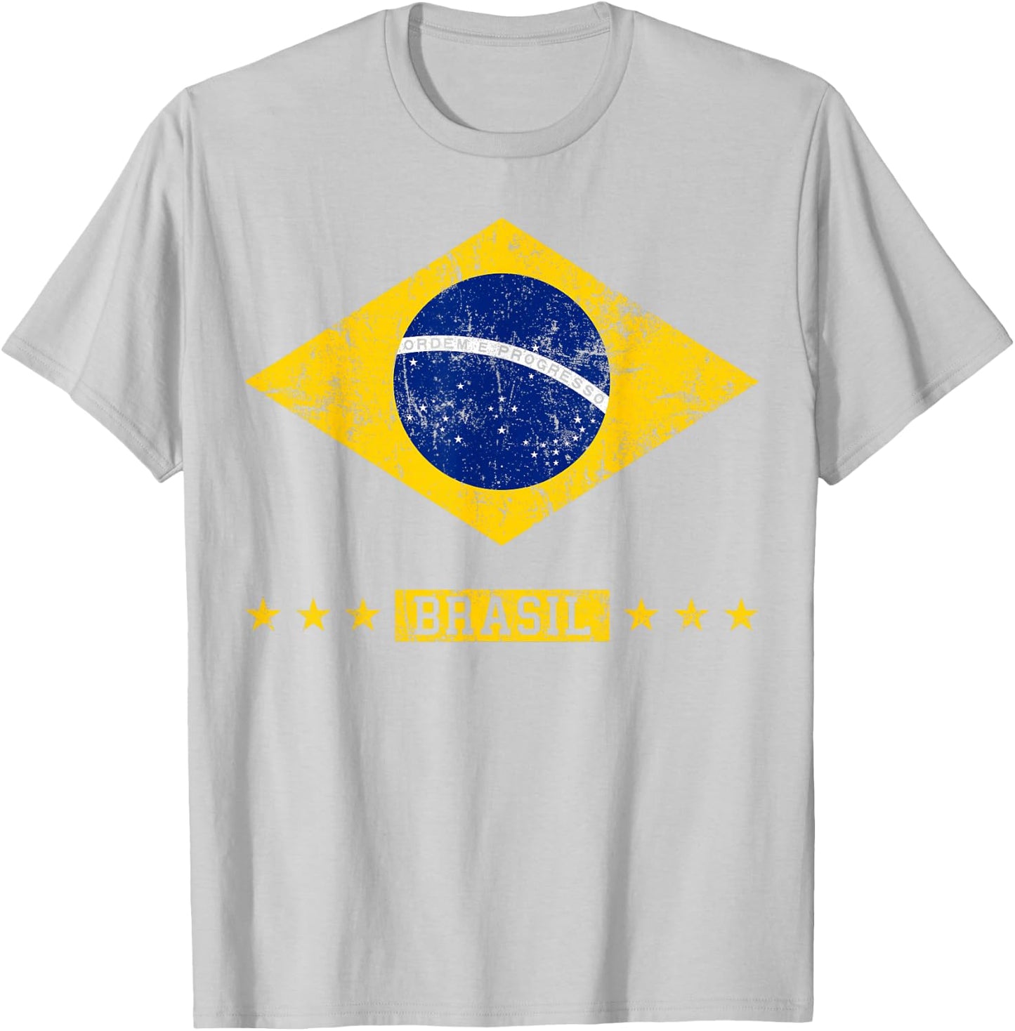 Brazil T Shirt Women Men Kids Brasil Brazilian Flag Green T-Shirt - T-Shirt | Ash
