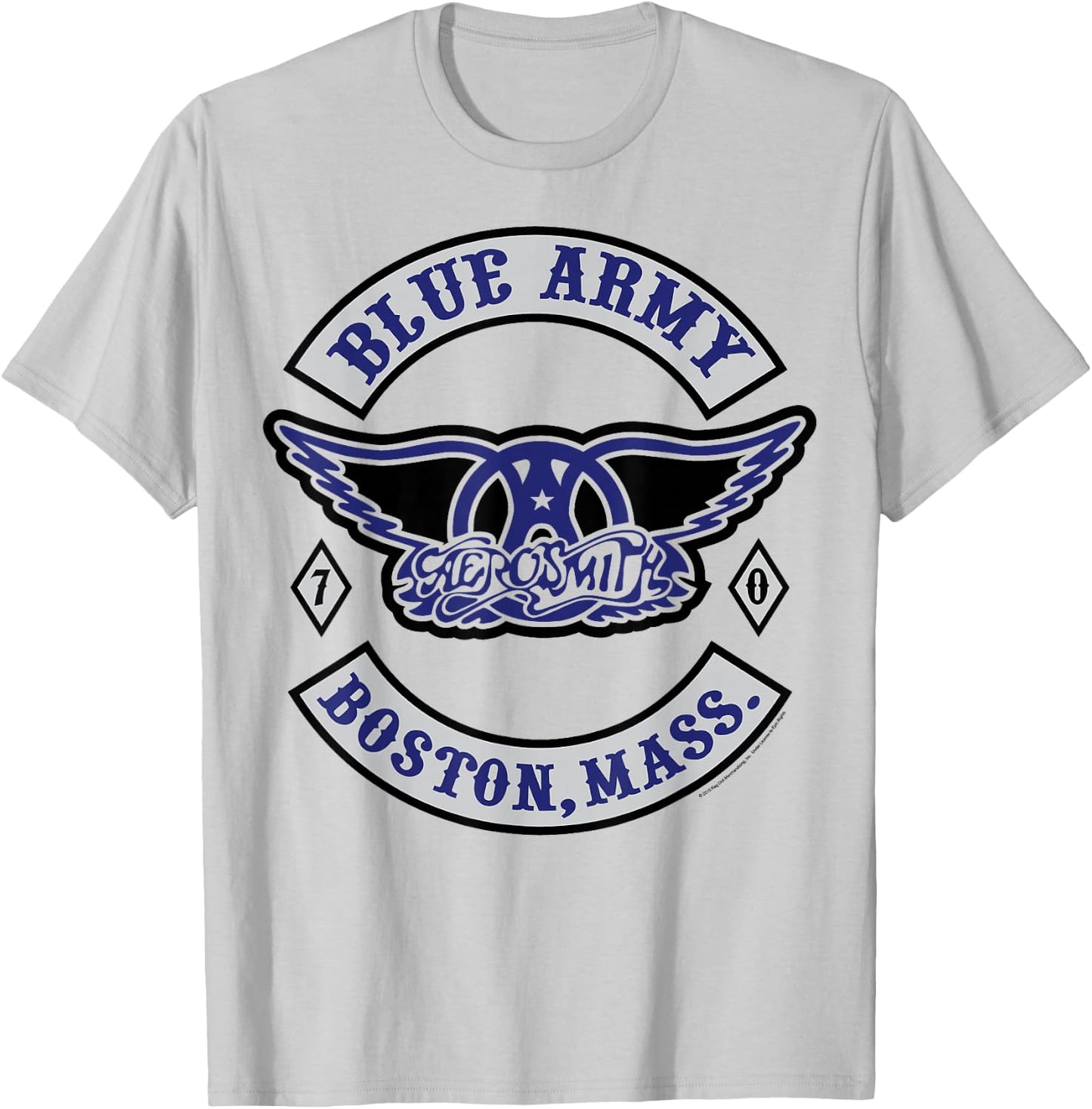 Aerosmith - Blue Army T-Shirt - T-Shirt | Ash
