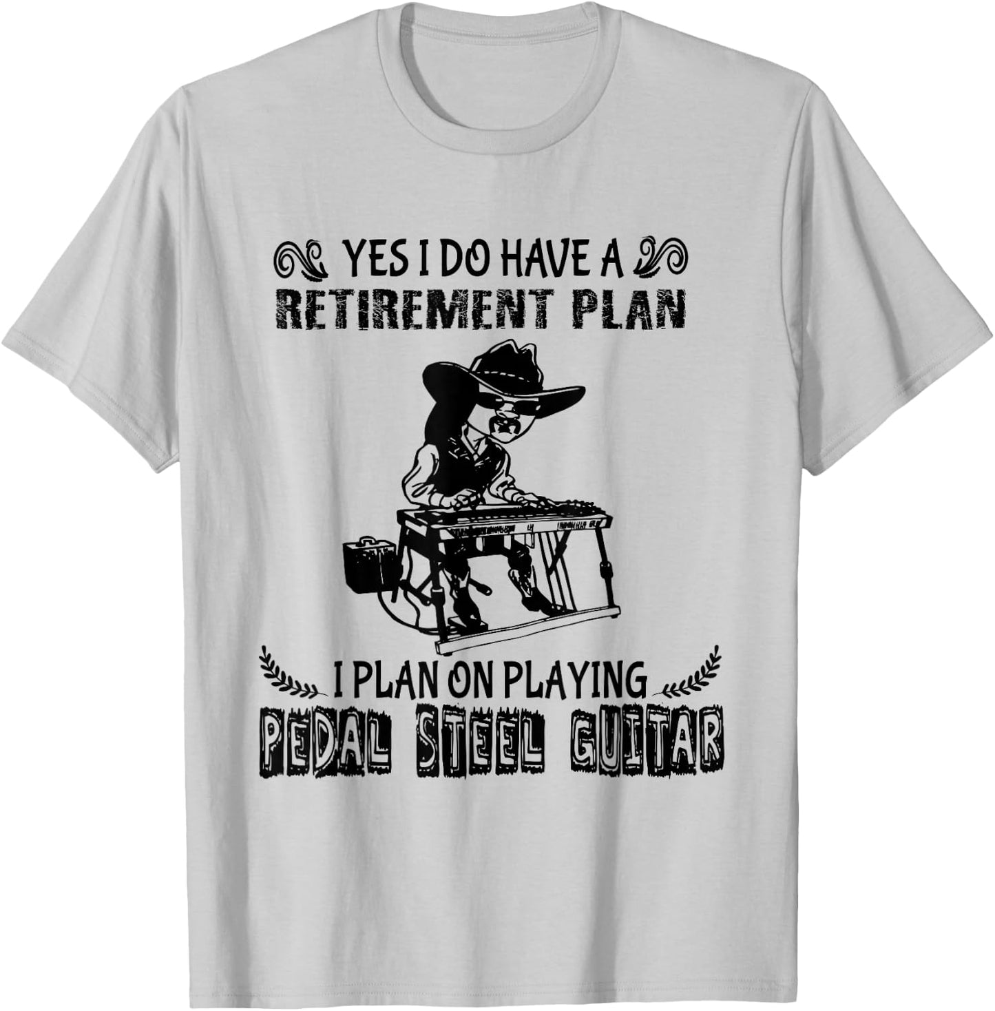Pedal Steel Guitar Console Steel Guitar Dad Costume T-Shirt - T-Shirt | Ash