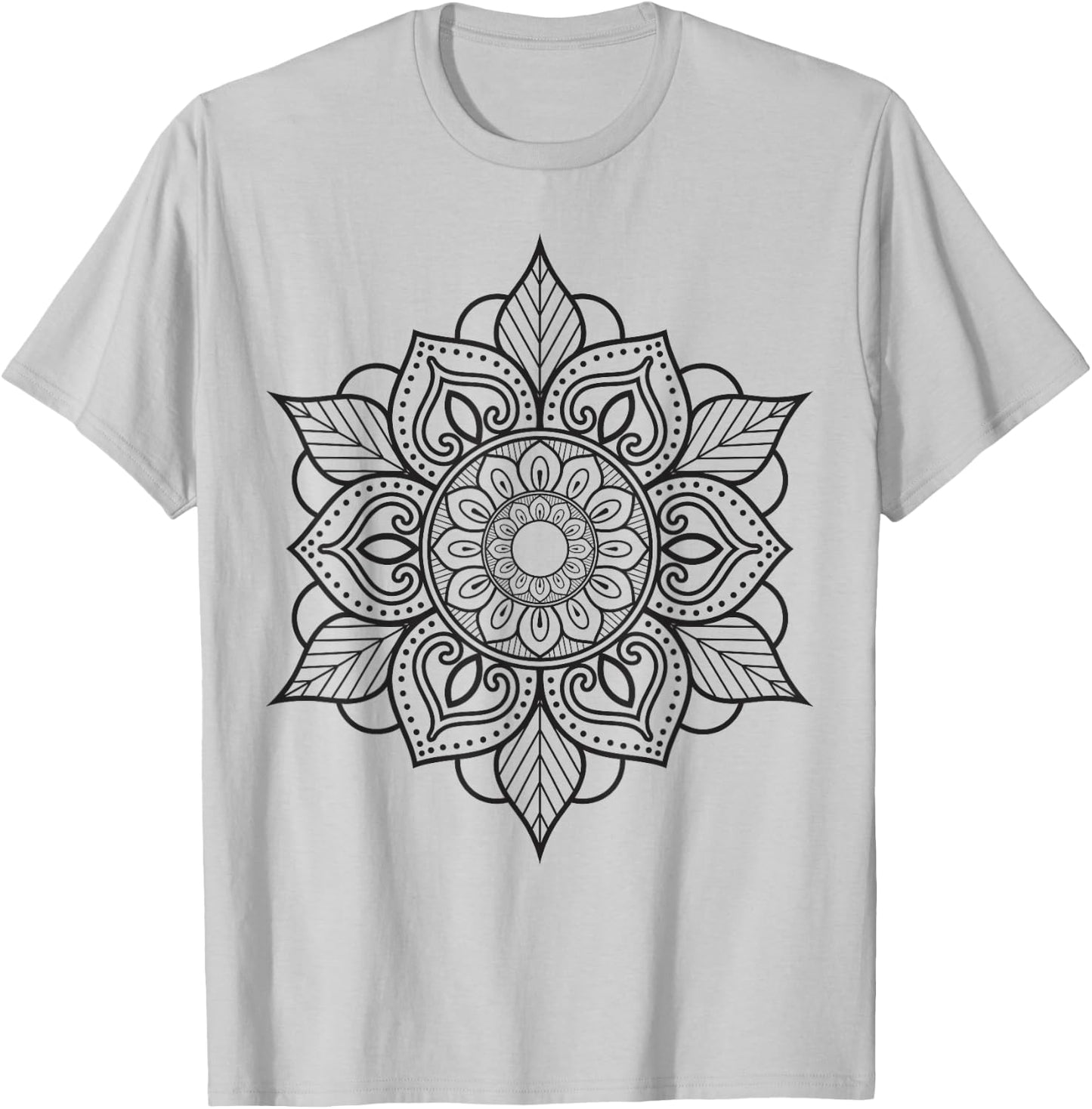 Mandala T-Shirt - T-Shirt | Ash