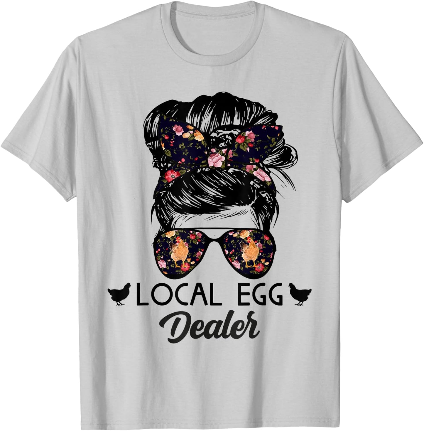 Support Your Local Egg Dealers Funny Local Egg Dealers T-Shirt - T-Shirt | Ash