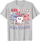 Red White And Tooth 4th Of July Retro Pediatric Dentist Kids Men T-Shirt - T-Shirt | Ash