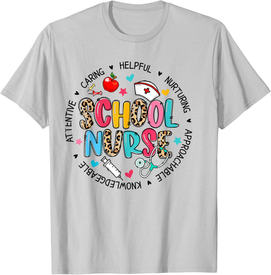 School Nurse Appreciation Back To School Nurse T-Shirt - T-Shirt | Ash