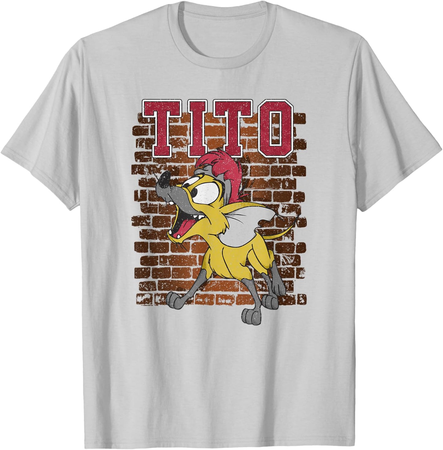 Disney Oliver & Company Tito Funny Chihuahua Street Portrait T-Shirt - T-Shirt | Ash
