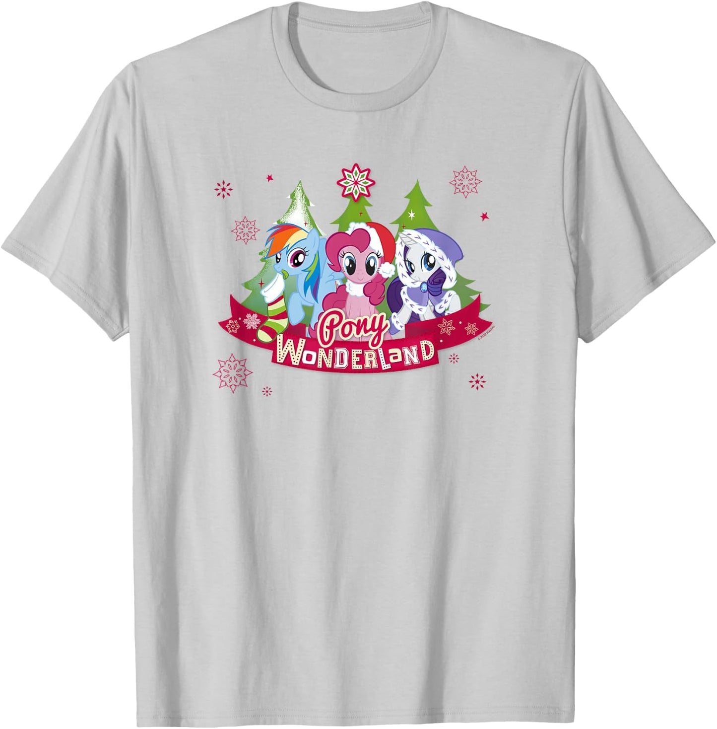 My Little Pony: Friendship Is Magic Christmas Wonderland T-Shirt - T-Shirt | Ash