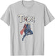 Marvel Comics Retro Classic Thor Flying Mighty Portrait T-Shirt - T-Shirt | Ash