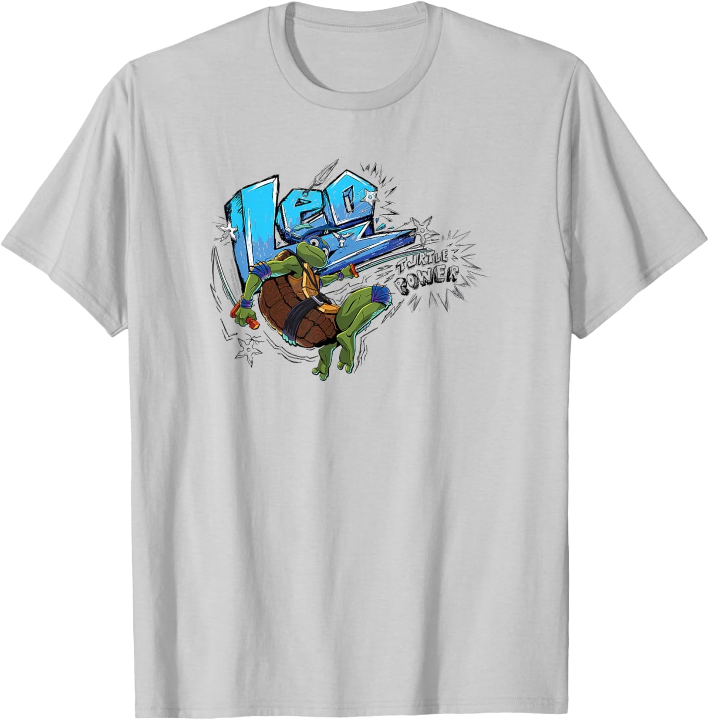Teenage Mutant Ninja Turtles: Mutant Mayhem Leo Pose T-Shirt - T-Shirt | Ash