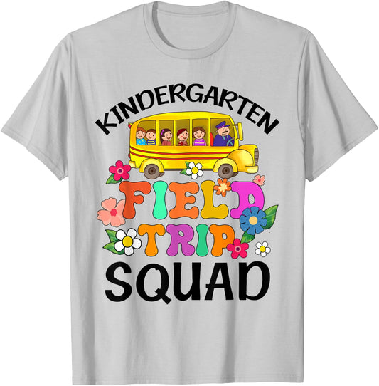 Kindergarten Students School Zoo Field Trip Squad ing T-Shirt - T-Shirt | Ash