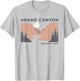 Retro Grand Canyon Shirt Arizona National Park Hiking T-Shirt - T-Shirt | Ash